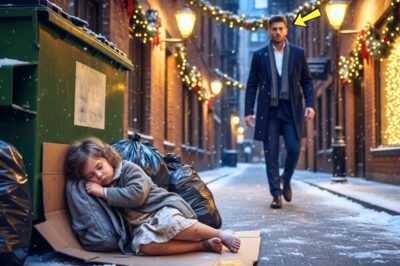Single Dad CEO Found a Little Girl Sleeping on Trash On Christmas Eve—The Truth Left Him Stunned…