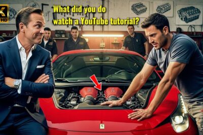 Millionaire CEO Laughs at Street Mechanic’s Engine Fix — Next Day, Ferrari Calls Him a Genius