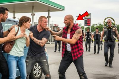 Thugs Harassed a Single Mother at a Gas Station — Then Bikers Surrounded Them