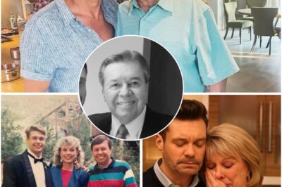 “You have to be strong… but how can I be strong when I’ve lost the man of my life?” – Ryan Seacrest’s mother whispered, causing the whole family to burst into tears. No one was prepared for that moment — the father Ryan Seacrest always called “the unsung hero” was gone. Gary Seacrest was not only a veteran, but also the person who guided Ryan from the early days of pursuing his dream. He appeared backstage at every show, was a support, a place Ryan sought out when the stage lights went down. But now, the chair where Gary always sat silently cheering was empty. The story of his father’s journey — from the battlefield to the brink of illness — is making fans choke up. And when Ryan looked at the last photo taken with his father, he only said one sentence: “No TV show taught me how to live without my dad.”