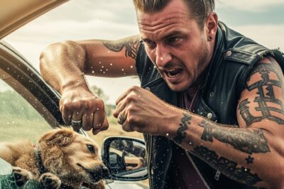 The Dog Trapped in the Heat—and the Stranger Who Refused to Walk Away