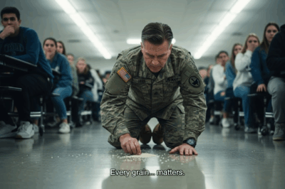 I Watched My Soldier Father Drop to His Knees on the Cafeteria Floor. What He Did With the Ruined Lunch They Threw Down Didn’t Just Silence the Bully—It Changed My Entire Life Forever.