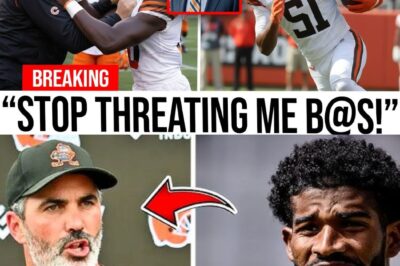 “Leaked Sideline Footage EXPOSES Shedeur Sanders’ Fiery Confrontation With Kevin Stefanski — Fans Stunned!”