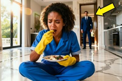 Millionaire Finds His Maid Secretly Eating Leftovers — What He Does Next Stuns Everyone.