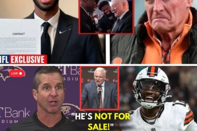 “NFL STUNNER: John Harbaugh’s Secret $100M Offer for Shedeur Sanders LEAKS — And the Browns’ Reaction Shakes the League!”