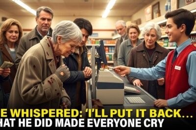 An Elderly Woman Can’t Afford Groceries—Teenage Cashier’s Action Brings Entire Store to Tears