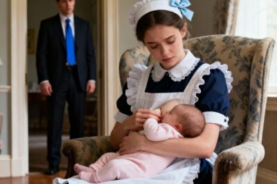 I am a single mother who works as a cleaner for a billionaire. Because of my newborn baby, I had to bring it to work. Suddenly, he caught me breastfeeding his secret baby during work hours. I thought I would be fired. But no, he begged me… Oh my god, I didn’t expect it.