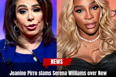 Jeanine Pirro stunned viewers when she tore into Serena Williams, dismissing her hotel boycott over cotton décor as “beyond absurd.” With sharp sarcasm, Pirro pointed out: “You’re dressed head to toe in cotton, yet suddenly it’s offensive?” The studio gasped — but it wasn’t the jab itself that lit the fuse. What Pirro revealed in the very next breath sent shockwaves across the country