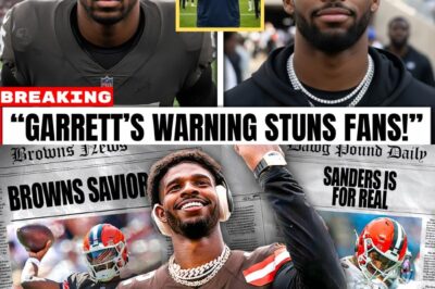 “Myles Garrett Drops STUNNING Message on Shedeur Sanders — And His Warning to Stefanski Changes EVERYTHING”
