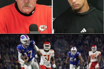 SHOCKING POSTGAME SCENE! Andy Reid and Patrick Mahomes break their silence after the Chiefs’ 28–21 loss to Josh Allen and the Bills — voices shaking, emotions raw. Did the locker room FALL APART? Fans are asking: Is this the beginning of the end?