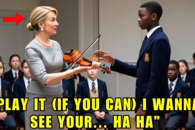 Teachers Told Black Boy To PLAY VIOLIN to MOCK Him—But They Regret It When he Starts Playing