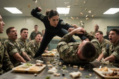 Four Recruits Surrounded Her in the Mess Hall — 45 Seconds Later, They Realized She Was a Navy SEAL.