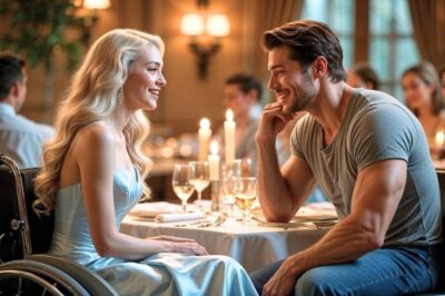 The Poor Mechanic Who Sat at the Wrong Table – And the Fateful Meeting with a Paralyzed Woman Who Made Him an Unexpected, Life-Changing Offer!