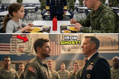 “Admiral Joked About a Mechanic’s Call Sign — Until the Word “Iron Ghost” Stopped Him Cold” The low hum of conversation filled the Navy base cafeteria — the rhythm of clinking trays, muffled laughter, and the faint echo of boots against linoleum floors. The air smelled like burnt coffee and reheated rations, that unmistakable scent of every military installation in the world. At the far corner of the room, apart from the chatter, sat Jake Turner — the quiet mechanic most people barely noticed. He wasn’t in uniform anymore, at least not the kind with badges, ribbons, or name tags. Just dark blue coveralls with a single stitched patch: TURNER, J. The letters were faded, smudged with engine grease. He ate alone, like he always did. A man who seemed more at ease with the whir of turbines and the hum of machines than with the noise of people. A dog-eared photo leaned against his water bottle — two smiling kids holding a sign that read: “Welcome Home, Dad.” Jake stared at it for a long moment, his calloused thumb brushing across their faces. They were the reason he took this job. It was safe. Predictable. Normal. After years of deployments, firefights, and shadows, he wanted peace — the kind that didn’t come with gunfire or ghosts. The problem was, normal didn’t quite know what to do with a man like him. Across the room, a group of younger sailors filled the air with banter. One of them — a recruit with barely two stripes — leaned toward his buddy and whispered, “That’s Turner, right? The ex-mechanic? Doesn’t talk much, does he? Probably washed out.” Another snickered. “Old guys like that can’t keep up anymore.” Their laughter was cut short when the cafeteria doors opened with a sharp bang. Admiral Briggs entered — tall, square-jawed, his uniform razor sharp. His presence alone commanded silence. Conversations dimmed to murmurs as people straightened in their seats. Wherever he walked, respect followed. His gaze swept the room until it landed on Jake Turner — the solitary man in the corner who hadn’t stood, saluted, or even pretended to notice. Something about the quiet stillness of him caught Briggs’s attention. He leaned toward Commander Holt. “Who’s that?” “Civilian mechanic, sir. Works in the hangar. Used to be a SEAL, I think. Keeps to himself.” Briggs smirked. “A SEAL working wrenches. That’s a first.” He clapped Holt’s shoulder. “Let’s go say hello.” The admiral’s boots echoed as he crossed the room, trailed by his entourage. When he stopped beside Jake’s table, the chatter quieted completely. “Well, well,” Briggs said, his voice carrying through the cafeteria. “Didn’t expect to find a frogman hiding among the grease monkeys.” Jake looked up slowly, eyes calm. “Afternoon, Admiral.” “You were a SEAL, right?” Briggs pressed, still smiling. “Which team?” “Team Seven, sir.” Briggs raised a brow. “Team Seven, huh? That’s quite the unit. What was your call sign? Don’t tell me it was something dramatic — Shark, Viper…” He chuckled and turned to his men. “Maybe Wrench, since he fixes things now.” A few polite laughs followed. Even nearby tables smirked at the admiral’s joke. Jake didn’t. He simply set down his fork, wiped his hands on a napkin, and looked the admiral dead in the eye. “Iron Ghost.” The laughter stopped instantly…. READ FULL STORY HERE