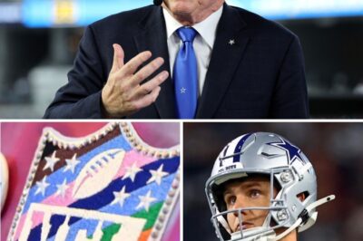 JERRY JONES IGNITES FIRESTORM, SLAMS NFL’S ‘WOKE AGENDA’ OVER PRIDE DECAL A prime-time game became a cultural flashpoint. Cowboys owner Jerry Jones just drew a line in the sand, refusing the NFL’s mandated Pride decal in a move that has rocked the league. He didn’t just decline; he publicly blasted the initiative as a ‘woke agenda,’ insisting politics have no place on the gridiron. The fallout was instant and seismic, splitting the sports world in two. Is this a principled stand to keep football ‘pure,’ or a shocking rejection of inclusivity? The debate is now raging, and what players and sponsors are saying privately is even more explosive.