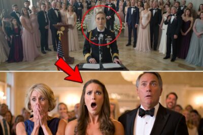 “My Parents Sold My Lake House for My Sister’s $150K Wedding — They Laughed, “Thanks for the Gift!” Until They Opened the Letter I Sent” Their Faces Froze…. I came home from fourteen months overseas to the smell of Vermont pine and a brass plaque that didn’t belong: PETERSONEN RESIDENCE. Movers carried out my grandfather’s rocking chair—the one that creaked in rhythm with his stories—while a stranger initialed boxes labeled BOATHOUSE TOOLS. “There’s a mistake,” I said, because there had to be. Then I saw it: my name on a deed I never signed. Not my handwriting. Not my consent. A forgery. Neighbors said I’d “sold to help the wedding.” My parents called it “tradition.” My sister, in a ballroom strung with orchids, thanked me into a microphone for “the most generous gift.” Applause. Champagne. My jaw locked so tight I could taste copper. I’d led convoys through ambushes, but nothing prepared me for the quiet precision of that betrayal—the way they’d erased me with paper and a smile. So I did what soldiers do: recon first, then move. County records. Bank transfers. A notary who’d been out of the country the week my “signature” appeared. I scanned everything twice, burned copies to an encrypted drive, and slipped it into a locket at my throat like a promise. The wedding day was obscene with perfection: white gazebos, manicured lawns, a breeze doing its best impression of innocence. I wore my dress uniform—not for spectacle, but because armor looks different when it’s earned. My parents saw me; their smiles stalled, then reset. “Please,” my sister whispered as she passed in silk. “No drama.” The band softened to a hush. Glasses chimed. Toasts circled the room like drones searching for a target. When the emcee called my name—“the bride’s sister, Clara Bennett”—I walked to the podium with the folder under my arm and the locket warm against my skin. I started the way they wanted: a gracious memory, a small joke, a careful breath. Then I let the room feel the pause. Weddings, I said, are supposed to honor what’s ours—what we keep safe for the people who trusted us. I opened the folder. Pages shifted. Phones lifted. My mother’s hand froze on the stem of her glass. My father stopped blinking. “Family,” I said into the mic— READ FULL STORY HERE 👇👇👇