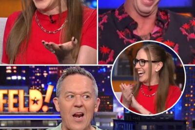 A joke too dark… or the bravest moment in Fox News history? — Kat Timpf left the internet reeling with a 24-second punchline that’s now being called “the most brutally honest moment ever aired on Gutfeld!” It was sharp, it was shocking — and it came from a place no one expected: a double mastectomy, a quiet battle with cancer, and the quiet strength of a woman who refused to let pain silence her. Did Kat just rewrite the rules for how women on television confront trauma — or did she go too far, too fast, with a joke no one was truly ready to hear?