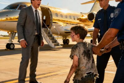 “Don’t get on the plane! It’s about to explode!” – A homeless boy yelled at a rich businessman, and the truth left everyone speechless…
