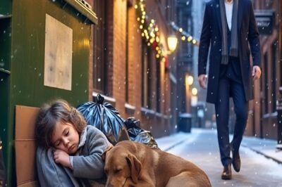 Single dad CEO found a little girl and her dog sleeping on trash on Christmas Eve