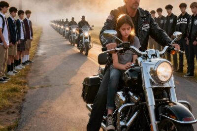 She Walked to School Alone Every Day… Until a Dozen Bikers Appeared