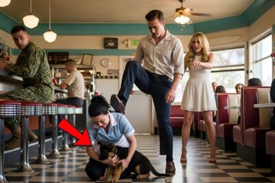 Rich Couple Kicked a Waitress Shielding Her German Shepherd Pup–Not Knowing a Navy SEAL Was Watching