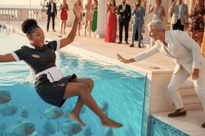 BILLIONAIRE PUSHED BLACK MAID IN HIS PIRANHA INFESTED SWIMMING POOL — MOMENTS LATER, HE WAS BEGGING