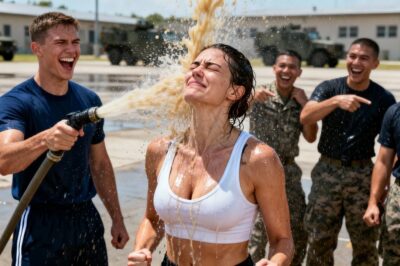 “Wrong Spot.” The Soldier Sprayed The Rookie — Not Knowing She Was The New Navy SEAL Admiral