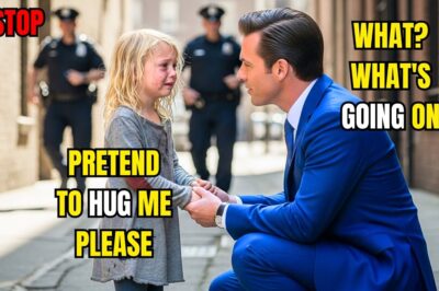 “Pretend to hug me,” said poor girl—Unaware the Stranger Was a Billionaire Who Would Change Her Life