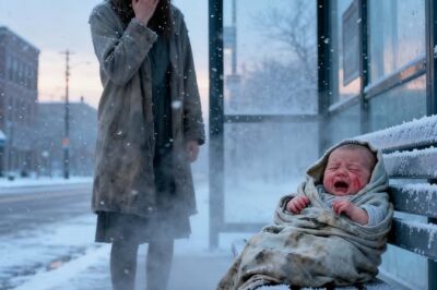 On my way home, I found an abandoned newborn baby at a cold bus stop. I took the baby to safety. Days later, I found out the baby’s identity, and what happened next changed everything forever.