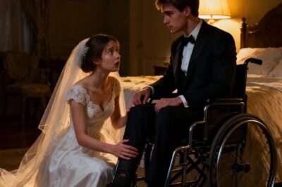 On my wedding night, I tried to carry my disabled husband to bed. But when we fell, I realized something about him that changed everything.