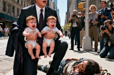 A homeless woman collapsed by the roadside, her 2-year-old twin children crying in despair — and when a billionaire passed by, he was stunned to see that the two children looked exactly like him