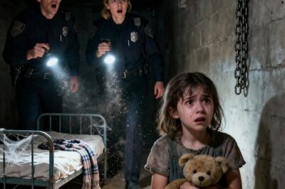 The girl cried and told the police: “I don’t want to sleep in the basement anymore, I’m very scared…”. When the police went down to check, they were shocked to see the truth…