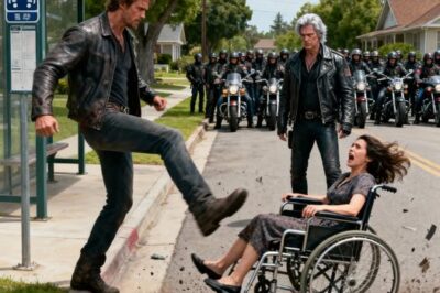 “Get out of the way, you cripple!” – A tall bully yelled and kicked a disabled girl causing her to fall down at a bus stop, then 99 cyclists passing by saw and