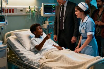 “Don’t Believe Her! She’s Not a Nurse, She’s…” — A Black Boy Yelled at a White Billionaire in the Hospital, and the Truth Shocked Everyone