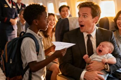 Billionaire’s baby won’t stop crying on a plane — no one can comfort him until a poor black boy does the unthinkable…
