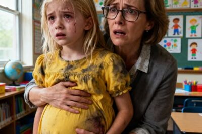 The girl whispered to her teacher: “I’m scared to go home! My stepfather always does that to me.” — That night, the police discovered a horrifying secret in the dark basement…