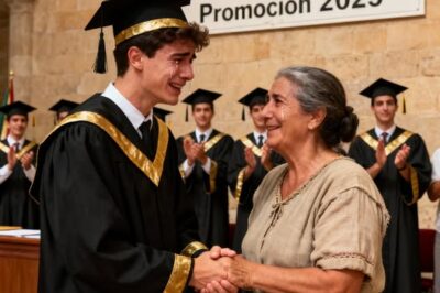 “They laughed at me because I was the son of a garbage collector—but at graduation, I just said one sentence… and everyone fell silent and cried.”