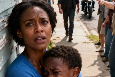 On a stormy night, a single mother gave away her last $10 to save a wounded biker. By morning, a hundred roaring motorcycles filled her street — and what happened next left the whole neighborhood speechless.