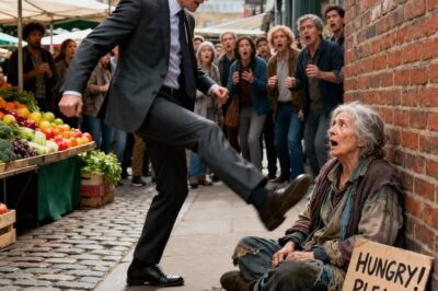 A Millionaire Kicked a Beggar in the Market — Not Realizing She Was the Mother He’d Been Searching for His Whole Life.