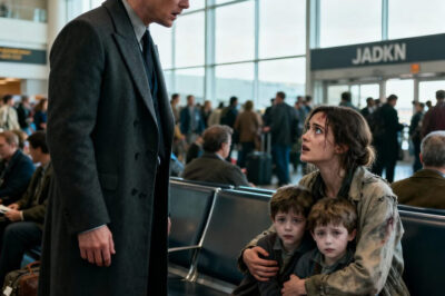 He Fired His Maid Six Years Ago. Today, He Saw Her at the Airport, Shivering, With Two Small Children. Then the Little Boy Looked Up and Smiled, and the Millionaire’s Entire World Collapsed.