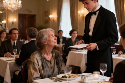 An old Woman in Rags Walked Into a Fancy Restaurant — Everyone Laughed Until They Saw Who She Really Was