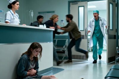 At the emergency room, a nurse whispered to my teenage daughter, “People like you need to wait—others are more important.” My daughter clutched her stomach, pale and shaking, while patients who arrived later were rushed inside. I recorded everything, but stayed quiet. When the head surgeon walked out and saw my daughter on the floor, he froze—because she looked exactly like his estranged child. And when he demanded to know who denied her treatment, the entire hospital went silent…