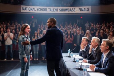 The auditorium burst into a long applause for my daughter at the school talent show, yet the judges stayed stone-faced. One of them scoffed, “Don’t fool yourself. They’re just clapping because they pity a poor kid with a single mother.” My eyes filled with tears as my daughter bowed her head, embarrassed. Then, a man in the very back row rose and strode to the stage. As soon as the judges recognized him, their faces drained of color—and his next words changed everything.
