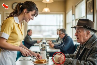 A Waitress Helped an Old Man Every Morning – But One Day, His Lawyers Walked In With 4 Bodyguards…