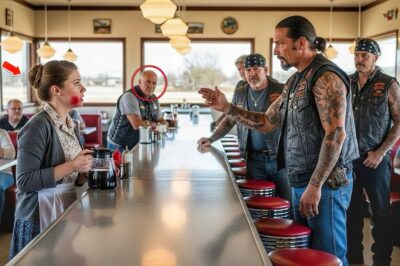 Biker Gang Leader Noticed the Waitress’s Bruises — What He Did Next Shocked the Whole Town