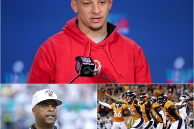 BREAKING NEWS: Patrick Mahomes OFFICIALLY REVEALED the secret words referee Adrian Hill whispered in his ear while he was sitting on the grass of Empower Field at Mile High. From the fateful extra point block, the fatal sack, and the last-minute non-call, all were directed by “hidden pressure from the NFL” leaving millions of Chiefs fans speechless and extremely angry when they learned the REAL REASON behind the shocking 22-19 loss to the Denver Broncos.