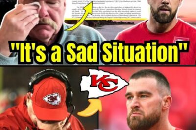 Crisis in the Kingdom: Andy Reid Demands Accountability as Chiefs Drop to 5-5 and Kelce’s Frustration Boils Over