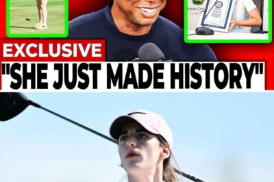 Tiger Woods Left ‘Frozen’ as Caitlin Clark Shatters Golf Record; WNBA Rivals Respond with Deafening Silence