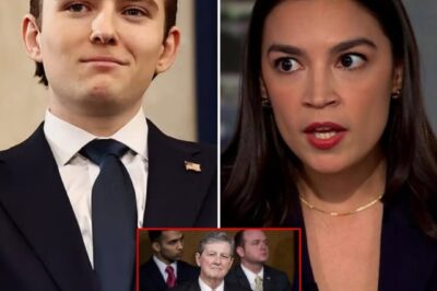 AOC BULLIES BARRON TRUMP ON SENATE FLOOR – THEN KENNEDY STEPS IN AND MAKES HER FACE TURN GHOST-WHITE IN 35 SECONDS FLAT