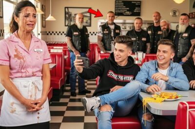 Rich Teens Humiliated a Waitress — He Didn’t Know 10 Hells Angels Were Watching